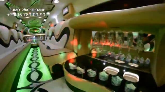 Салон лимузина Хаммер от Лимо-Эксклюзив. Москва смотреть онлайн