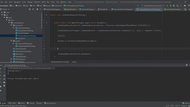 Java Concurrent ScheduledExecutorService schedule with delay and period Example смотреть онлайн