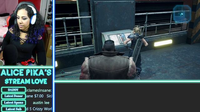 CLOUD, DON'T LOOK AT JESSIE | Final Fantasy 7 Remake!! смотреть онлайн