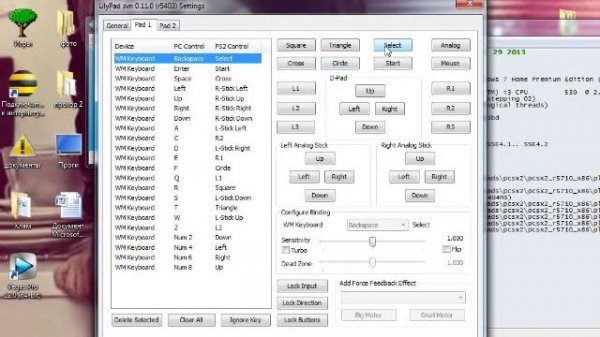 Как настроить эмулятор PS2 ( bios )