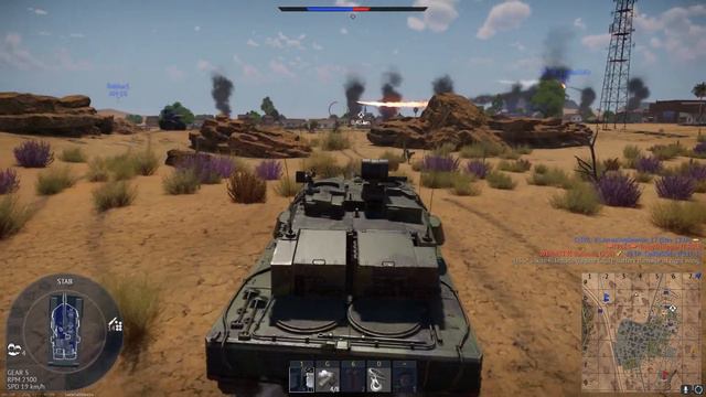 How to kill a fly with a Strv 122 PLSS | War Thunder смотреть онлайн
