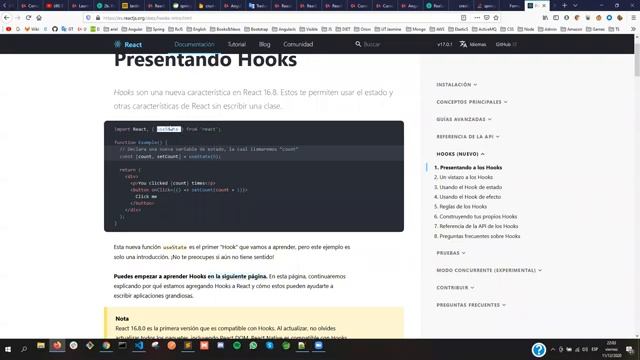 Video 2 Parte 9 React Hooks (useState - useEffect) - Functional Component + Props смотреть онлайн