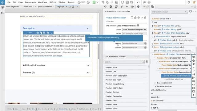 16. The product description tab смотреть онлайн