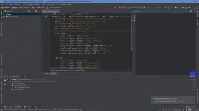 Run Sync Project With Gradle Files - Android Studio