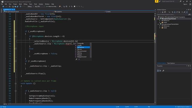 Microphone Input Visuals - Unity/C# Tutorial [Part 1 - Get Microphone Devices] смотреть онлайн