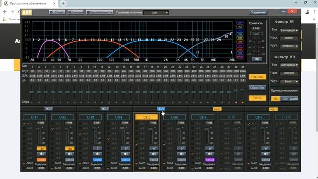 Обзор процессорного усилителя AMP DA-60.8DSP EUPHORIA смотреть онлайн