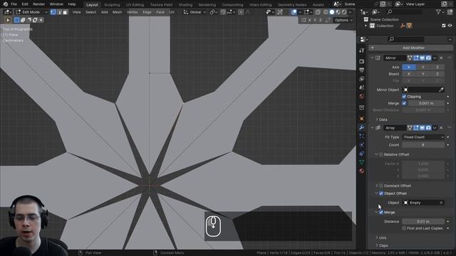How to Model Snowflakes in Blender ❄️ (Tutorial) смотреть онлайн