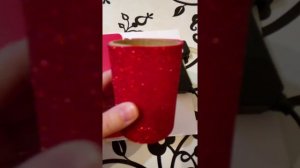 Гном новогодний из глиттерного фоамирана своими руками, поделка.