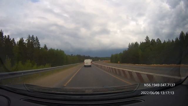 Driving in Volga-Vyatka region: Новочебоксарск - Йошкар-Ола 06/06/2022 (timelapse 4x) смотреть онлайн