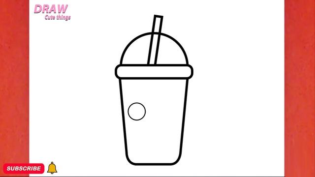 HOW TO DRAW A CUTE DRINK ORANGE JUICE ,STEP BY STEP, DRAW Cute things смотреть онлайн