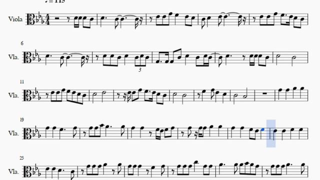 Viola Sheet Music: How to play Derniere Danse by Indila смотреть онлайн