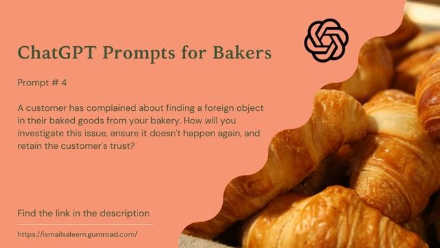 ChatGPT Prompts for Bakers смотреть онлайн