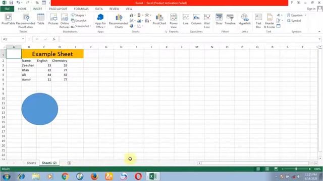 Ms Excel 2013 Insert Menu Hyperlink TextBox смотреть онлайн