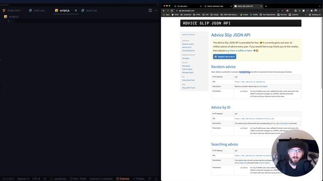 Advice Generator App - Frontend Mentor - Learn Async Await, Fetch and Promises - HTML, CSS, JS смотреть онлайн