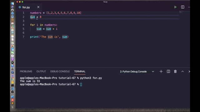 [13] For Loop in Python with Example | Python for Beginners смотреть онлайн