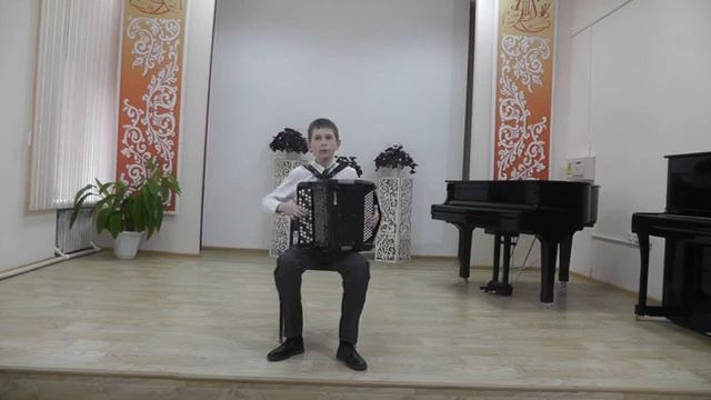 С. Григорьев "Чувашская плясовая" Аношин Богдан ДШИ г. Шумерля смотреть онлайн