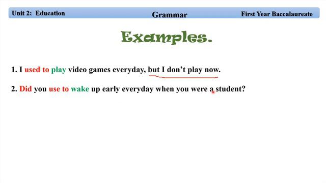 Unit 2: Grammar (used to) شرح درس 🆎🔠 смотреть онлайн