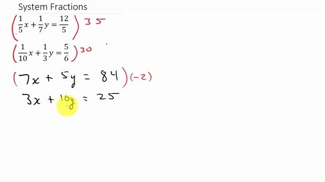 Solving a System of Equations With Fractions смотреть онлайн