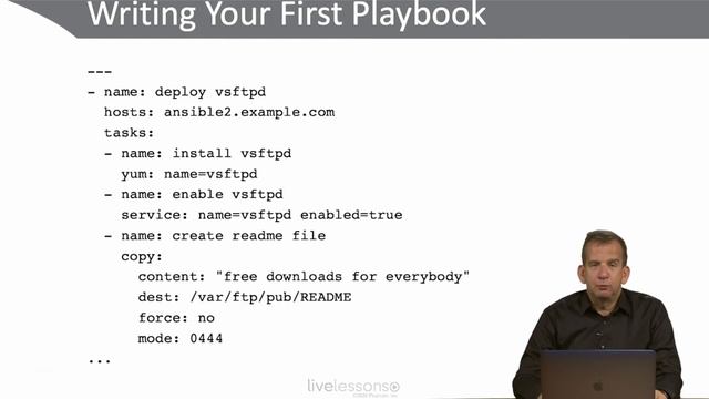 Write Ansible Playbooks with YAML - Ansible Playbook Example смотреть онлайн