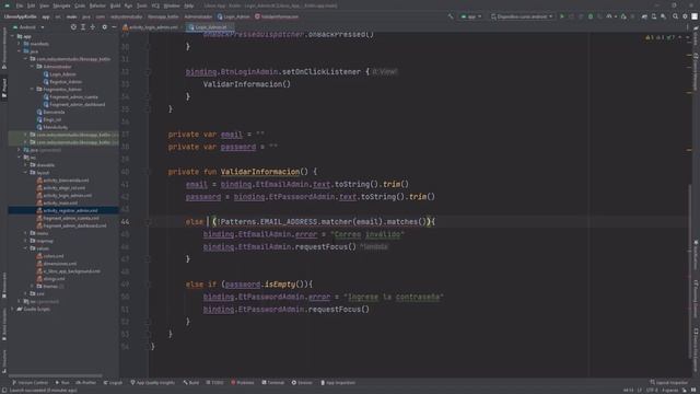 13.- Login de administrador | Book App Android Studio + Kotlin + Firebase смотреть онлайн