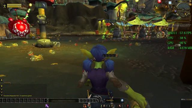 GeForce GTX 1060 -- Intel Core i3 7350K Overclocked -- World of Warcraft WOW FPS Test смотреть онлайн