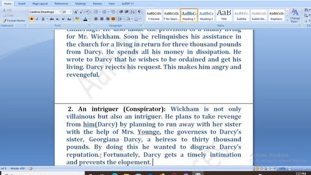 Pride and Prejudice (Character Sketch of George Wickham) смотреть онлайн
