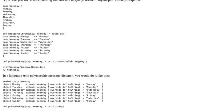 In what situations does it make sense to use an enumeration when writing object-oriented code? смотреть онлайн
