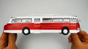 Модель автобуса Икарус 66 масштаб 1/43 Наши Автобусы Модимио №6. Распаковка и обзор. Про машинки.