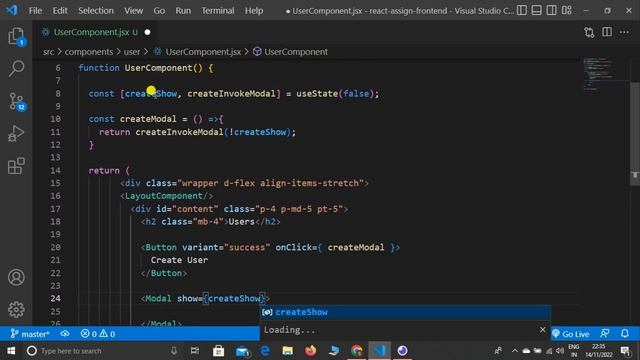 Create User Bootstrap Modal in React JS Project #mernproject смотреть онлайн