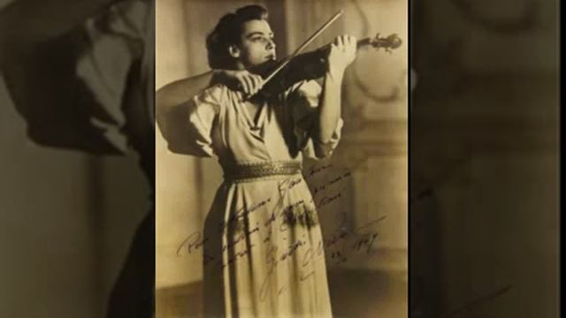 FRANÇA-Ginette Neveu (1919-1949), executando o concerto BRAHMS op. 77. смотреть онлайн