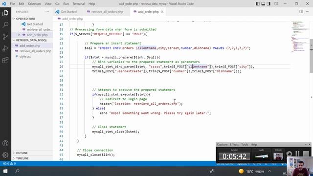 התקנת XAMPP וחיבור PHP - MYSQL - חלק ג' смотреть онлайн