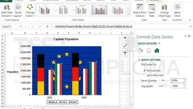 Modify the chart so that it looks identical to the chart appearing the Exercise.pdf file located... смотреть онлайн
