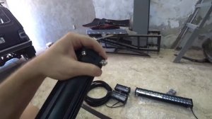 СВЕТОДИОДНАЯ БАЛКА НА КРЫШУ! НИВА 4х4. ПОЛУЧИЛАСЬ СВАРКА!