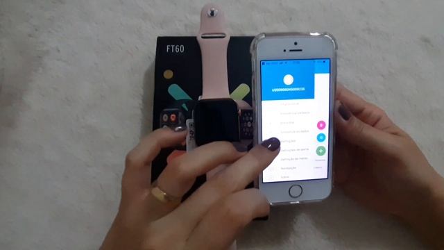 SMARTWATCH FT60 CONECTANDO APLICATIVO - IPHONE. TEM BOA CONEXÃO? смотреть онлайн