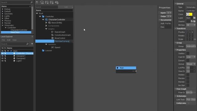 CRYENGINE 5 - First Person Camera Controller.