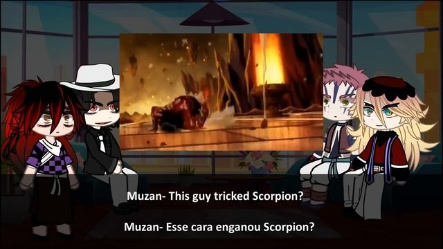 GACHA LIFE Muzan and Upper Moons React to Scorpion (Tik tok) (English/Português) смотреть онлайн