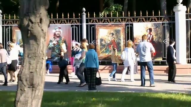 Выставка картин Андрея Смоляка в парке Челюскинцев Минск 2013 смотреть онлайн