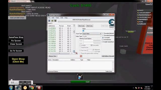 How To Do Speed & Jump Hax For Roblox (Cheat Engine 6.3) смотреть онлайн
