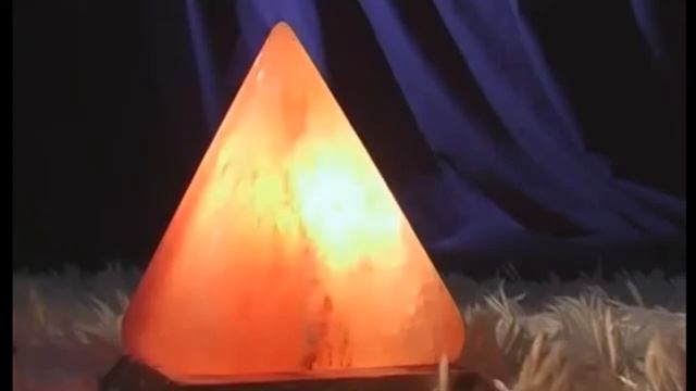 Солевая (соляная) лампа "Скала" - ночник смотреть онлайн