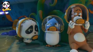 Страшный водяной монстр | Кики и его друзья | Детский мультфильм | BabyBus