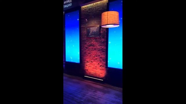 Светодиодные окна в ресторане Октябрь EVENT Hall смотреть онлайн