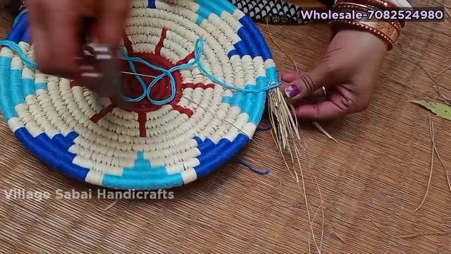 Sabai Grass products manufacturers || Hand Made Sabai Grass Products || unique Wall decoration смотреть онлайн