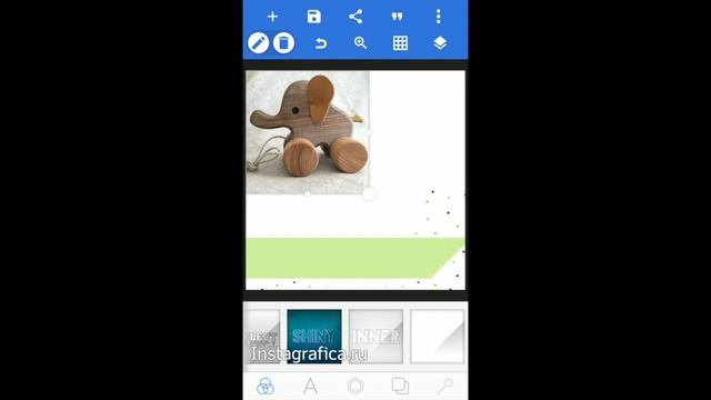 Редактируем шаблоны в приложении PixelLab