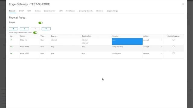 Настройка правил Firewall и DHCP в облачной инфраструктуре vCloud Director смотреть онлайн