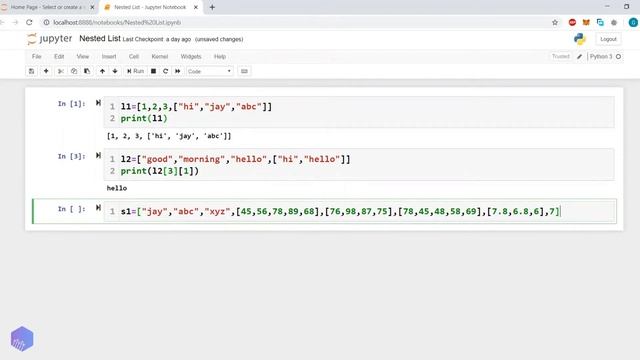 Tutorial - 11 | Python | List Data Type | Nested List | Python Crash Course | смотреть онлайн