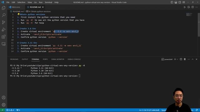 Python Virtual Environment ANY VERSION the EASY WAY! смотреть онлайн