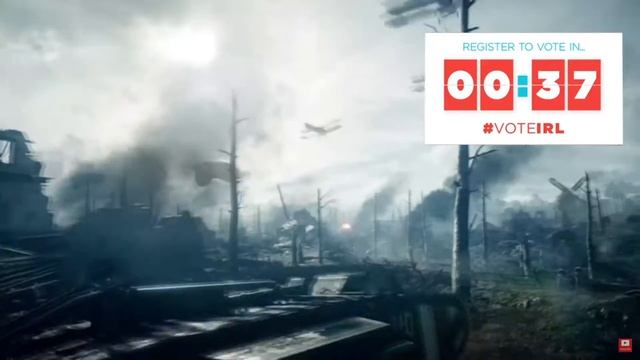Register to vote in 1:34 while I react to the Battlefield 1 single-player trailer смотреть онлайн