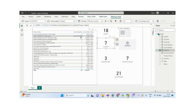 7.1 POWER BI AGGREGATE FUNCTION- COUNT(), COUNTA(), COUNTX(), COUNTAX(), DISTINCTCOUNT(),COUNTROWS( смотреть онлайн