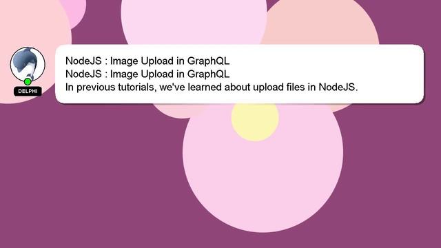 NodeJS : Image Upload in GraphQL смотреть онлайн
