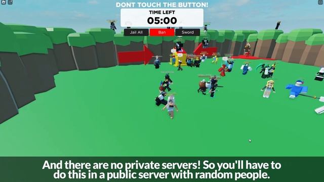 [LIMITED EVENT] How to get the GOLDEN CROWN in DONT TOUCH | Roblox смотреть онлайн